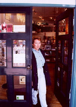 Kathi in Joe's Bookstore
